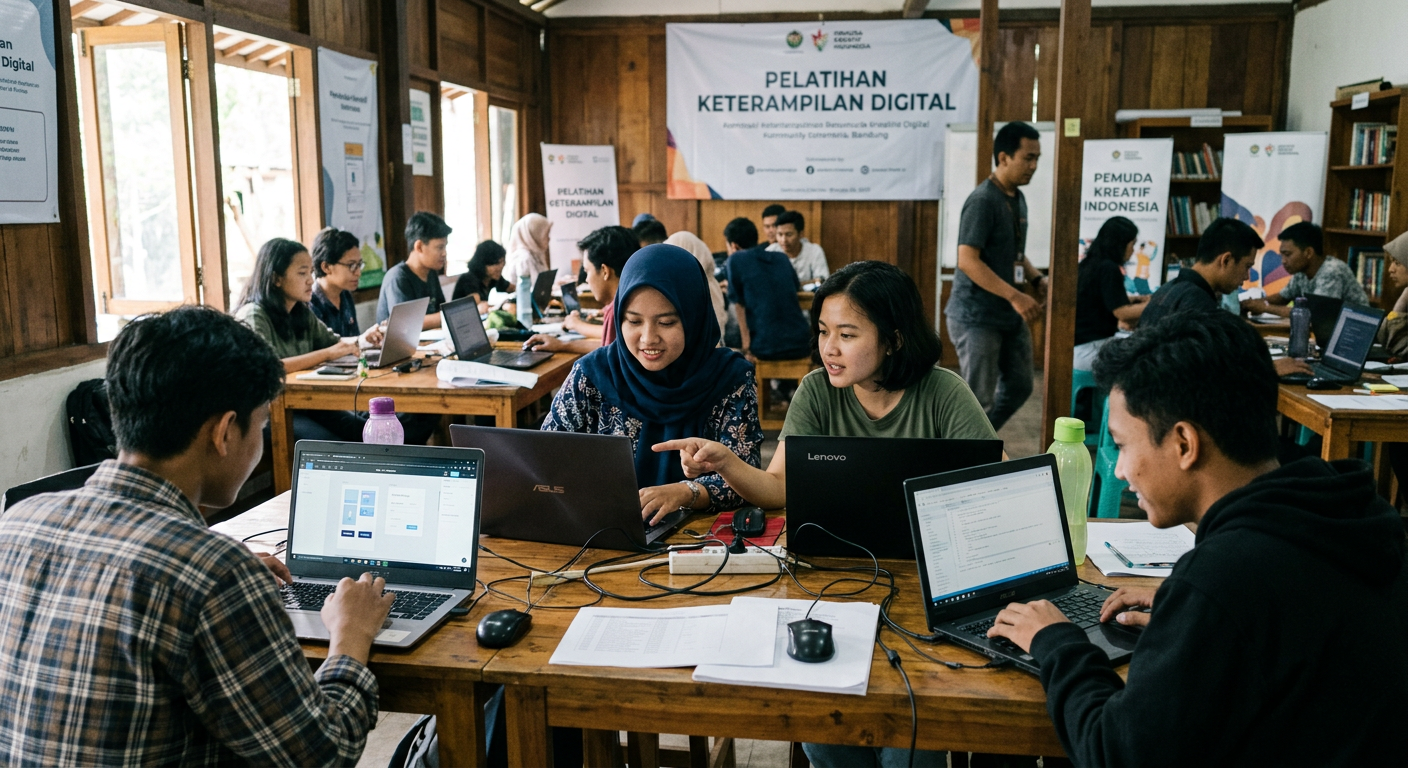 LIVEDRAWSGP 2D Gelar Workshop Literasi Digital untuk Pemuda